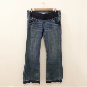 MIMI MATERNITY Fit & Flare Released Hem Jeans